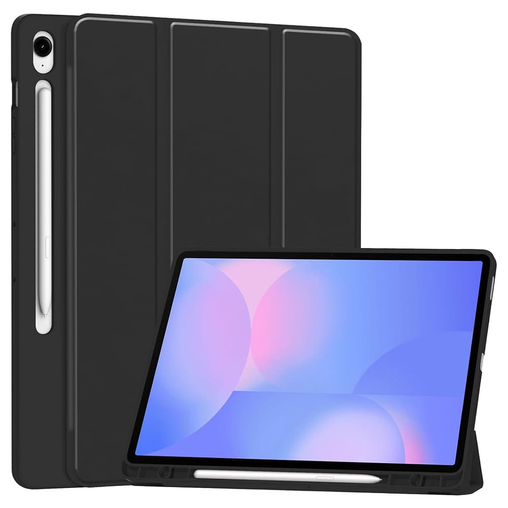 Techsuit Flex Trifold s držákem na tužku pro Samsung Galaxy Tab S10 FE Plus černá - náhled 1