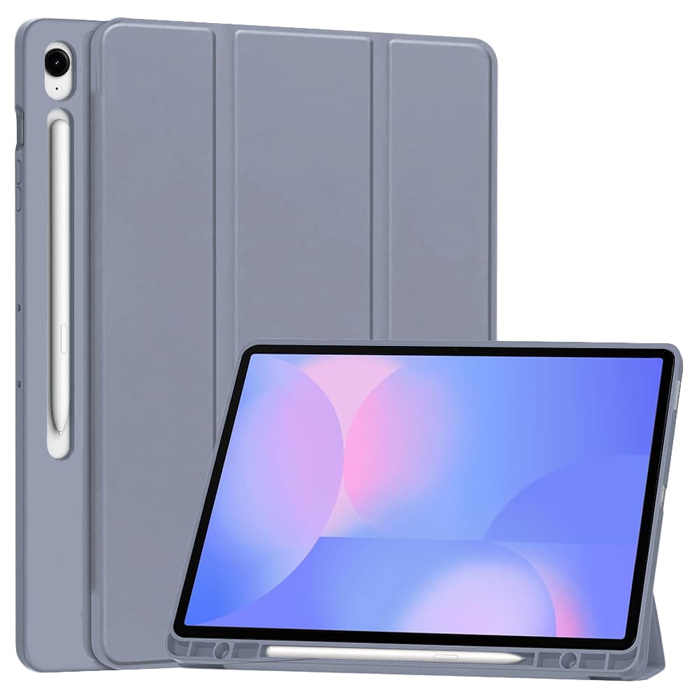 Techsuit Flex Trifold s držákem na tužku pro Samsung Galaxy Tab S10 FE Plus fialová - náhled 1