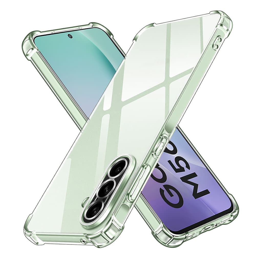 Techsuit Shockproof průhledný silikonový obal Samsung Galaxy M56 průhledný - náhled 1