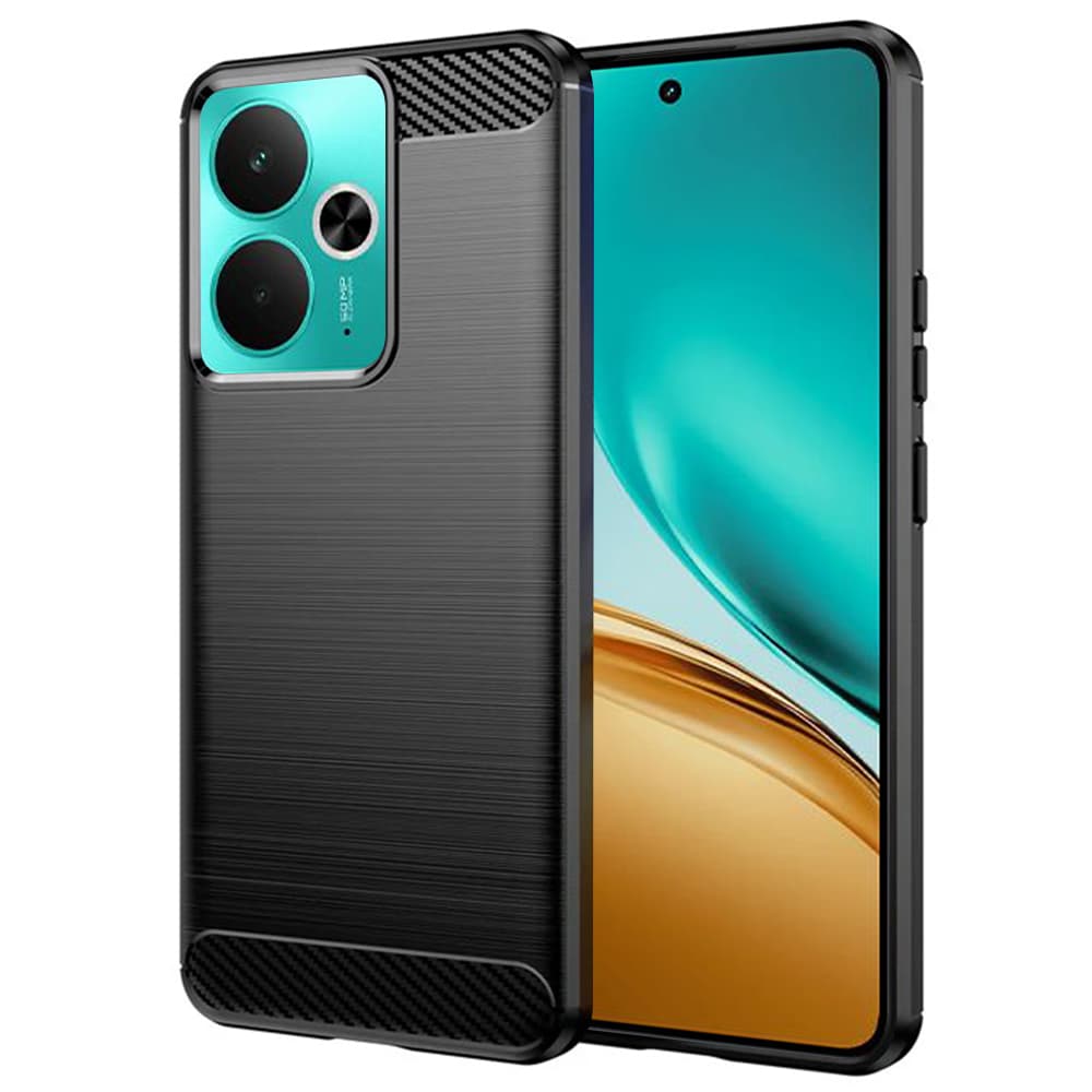 Techsuit Carbon Silicone pro Realme 14 14T P3 5G černý - náhled 1
