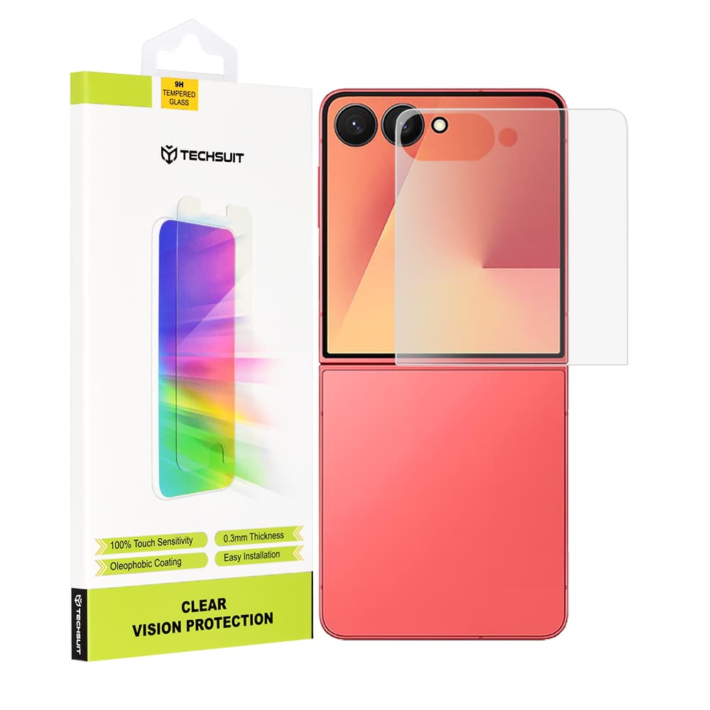Techsuit Clear Vision Glass [Přední obrazovka] Samsung Galaxy Z Flip7 Transparentní - náhled 1