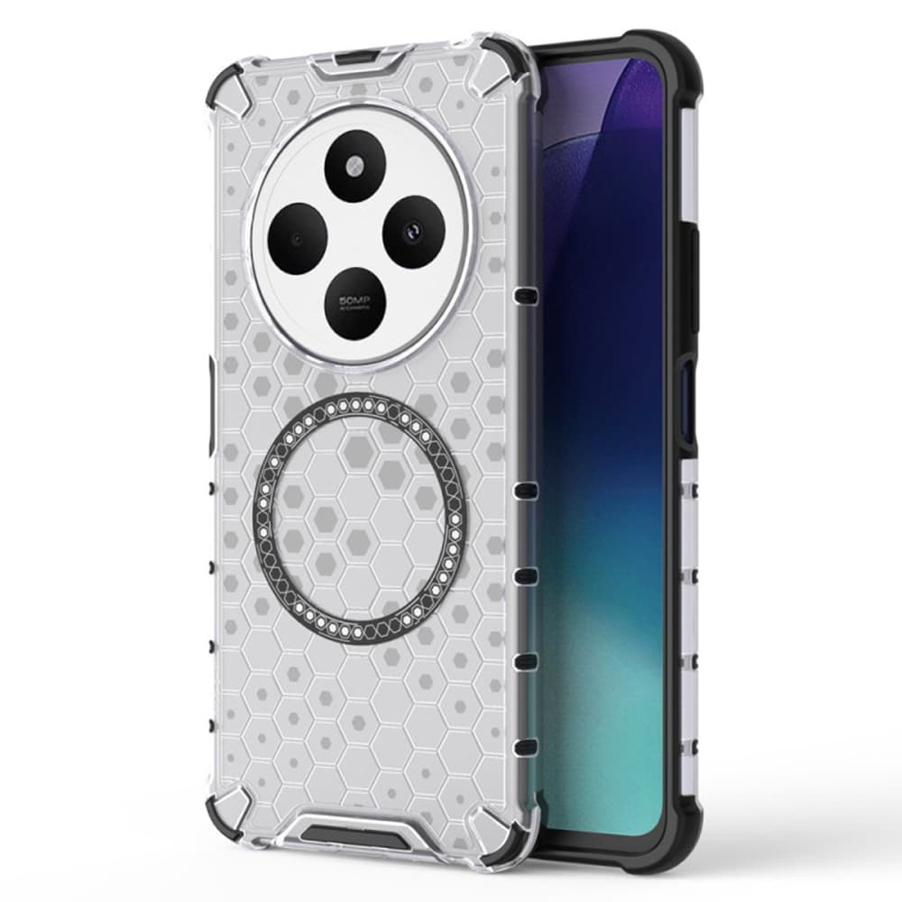 Techsuit HoneyComb Shield MagSafe pro Xiaomi Redmi 14C Poco C75 bílá - náhled 1