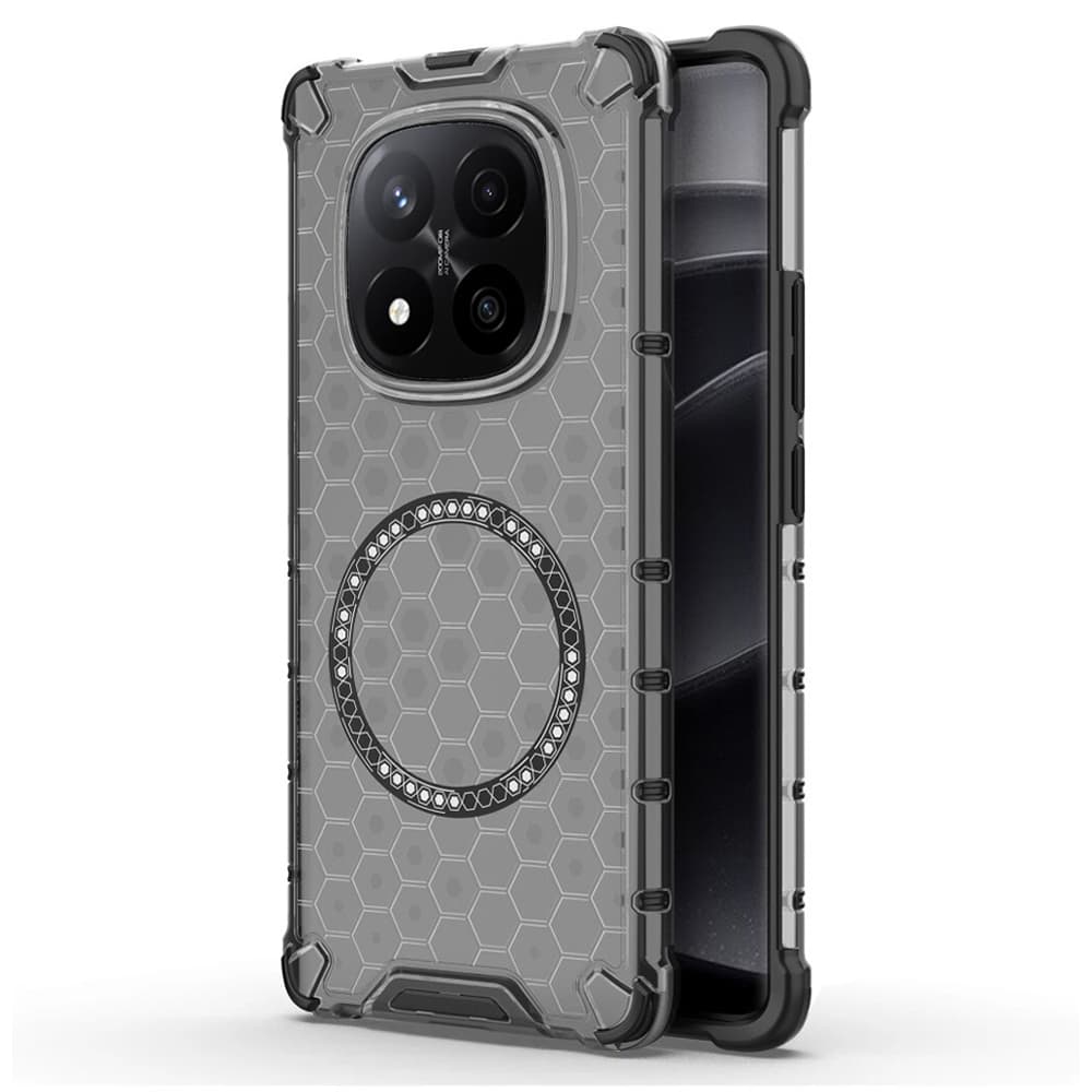 Techsuit HoneyComb Shield MagSafe pro Xiaomi Redmi Note 14 Pro+ 5G černý - náhled 1