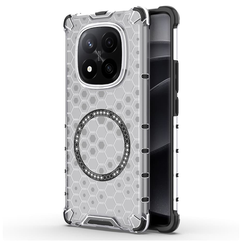 Techsuit HoneyComb Shield MagSafe pro Xiaomi Redmi Note 14 Pro+ 5G bílý - náhled 1