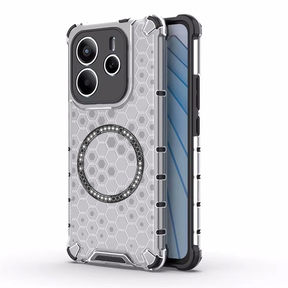 Techsuit HoneyComb Shield MagSafe pro Xiaomi Redmi Note 14 5G bílý - náhled 1