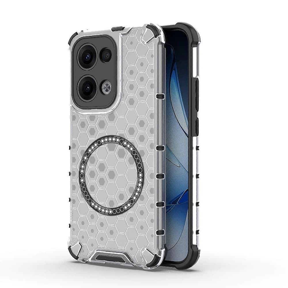 Techsuit HoneyComb Shield MagSafe pro Oppo Reno13 bílý - náhled 1