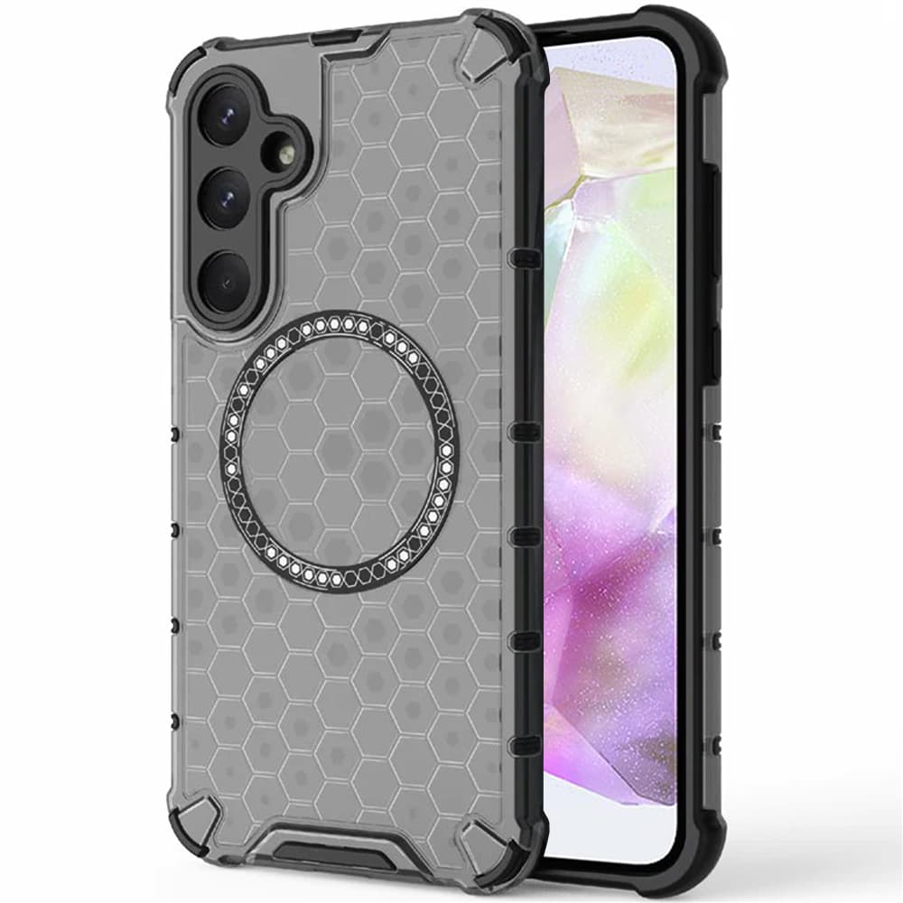 Techsuit HoneyComb Shield MagSafe pro Samsung Galaxy A35 5G černá - náhled 1