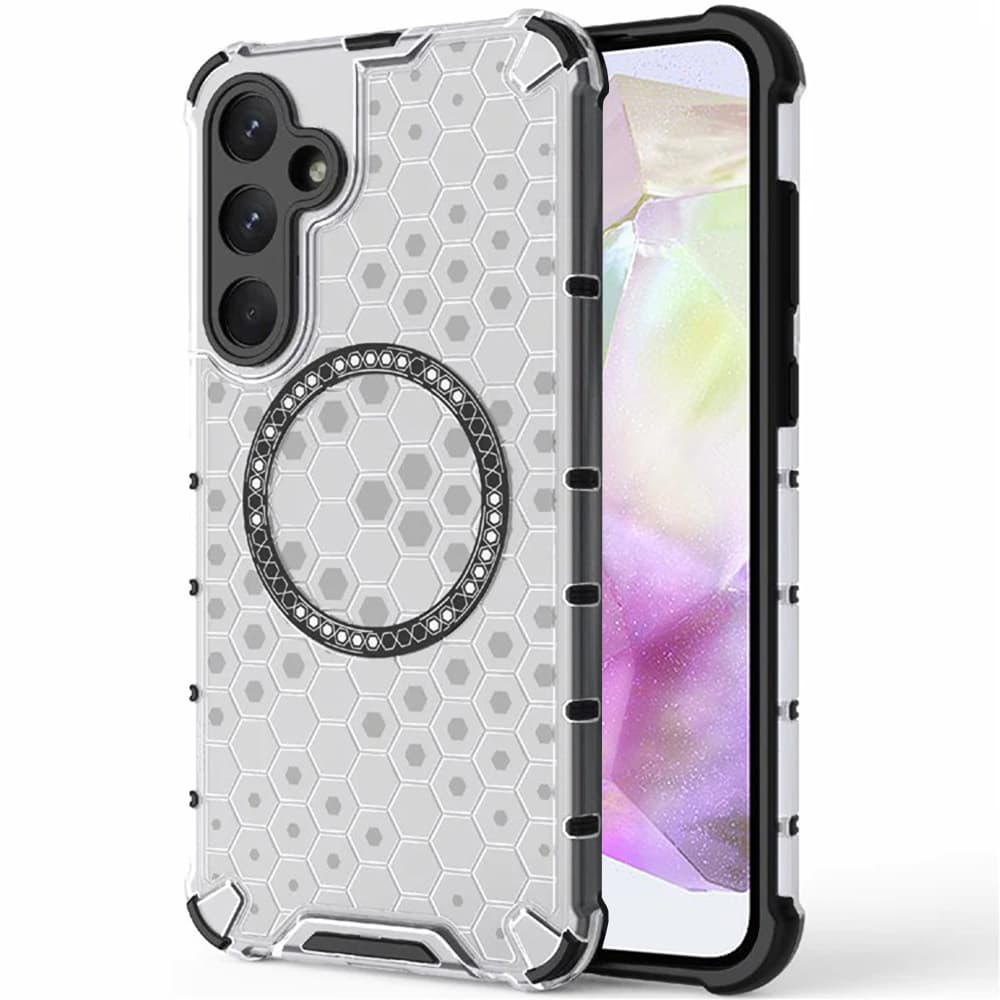 Techsuit HoneyComb Shield MagSafe pro Samsung Galaxy A35 5G bílý - náhled 1