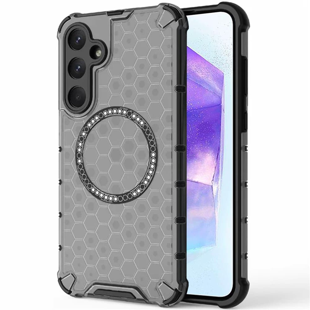 Techsuit HoneyComb Shield MagSafe pro Samsung Galaxy A55 5G černá - náhled 1