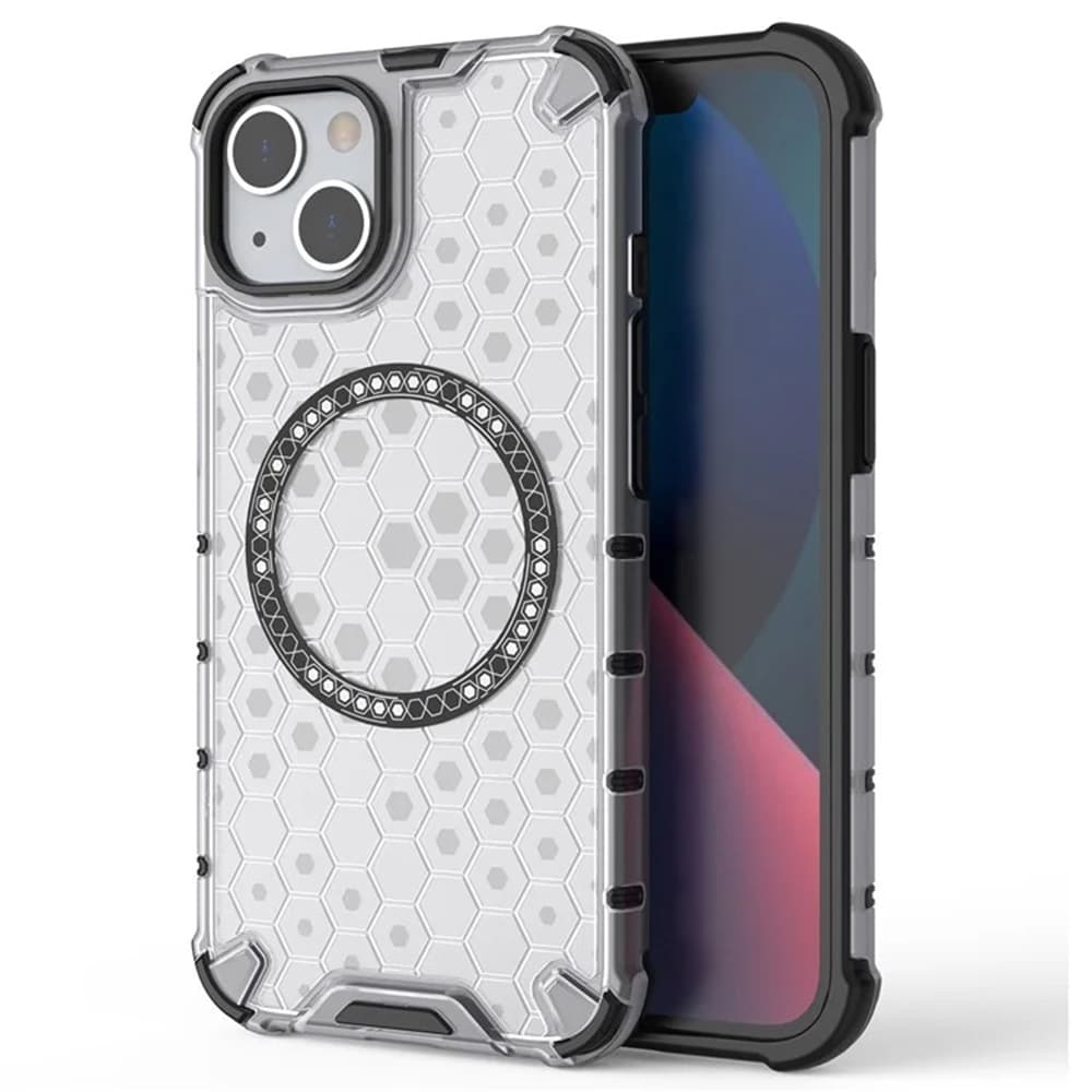 Techsuit HoneyComb Shield MagSafe iPhone 14 bílá - náhled 1