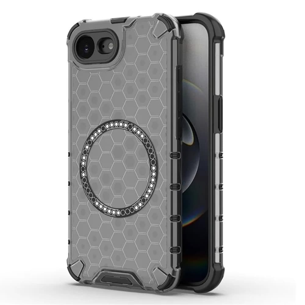 Techsuit HoneyComb Shield MagSafe pro iPhone 16e černý - náhled 1