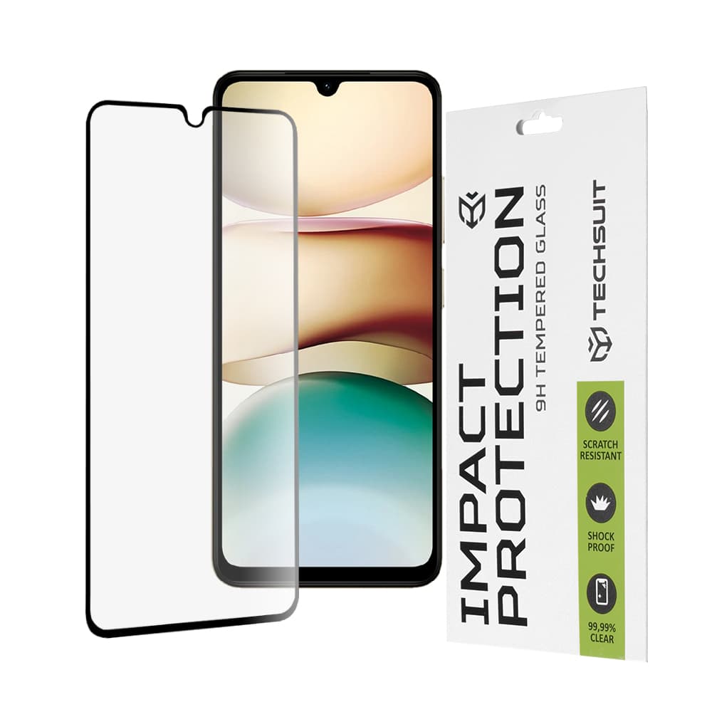 Ochranné sklo Techsuit 111D pro Xiaomi Redmi A5 4G černé - náhled 1