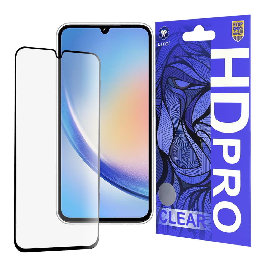 Lito HD Pro Clear pro Samsung Galaxy A34 5G černý - náhled 1