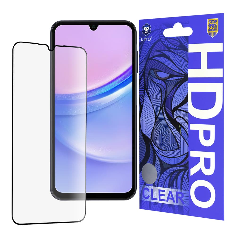 Lito HD Pro Clear pro Samsung Galaxy A15 4G A15 5G A24 A25 5G černá - náhled 1