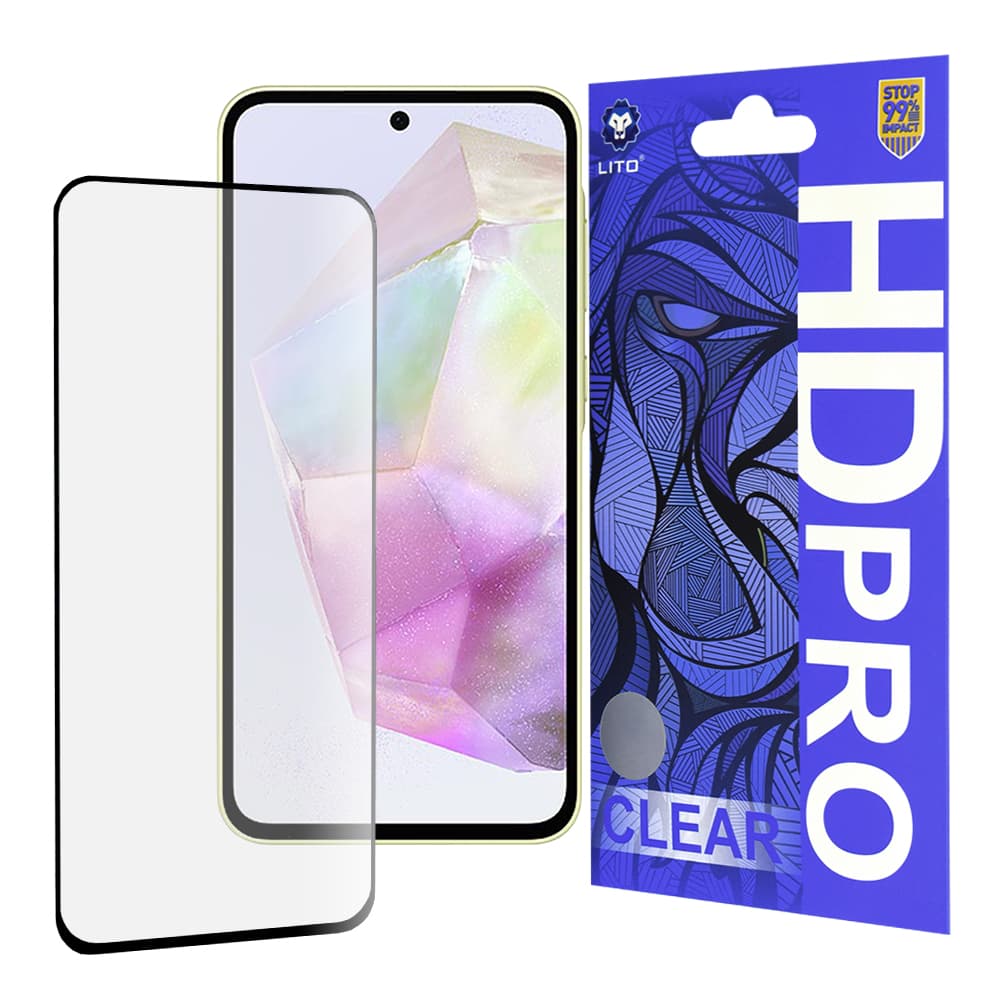 Lito HD Pro Clear pro Samsung Galaxy A35 5G černý - náhled 1