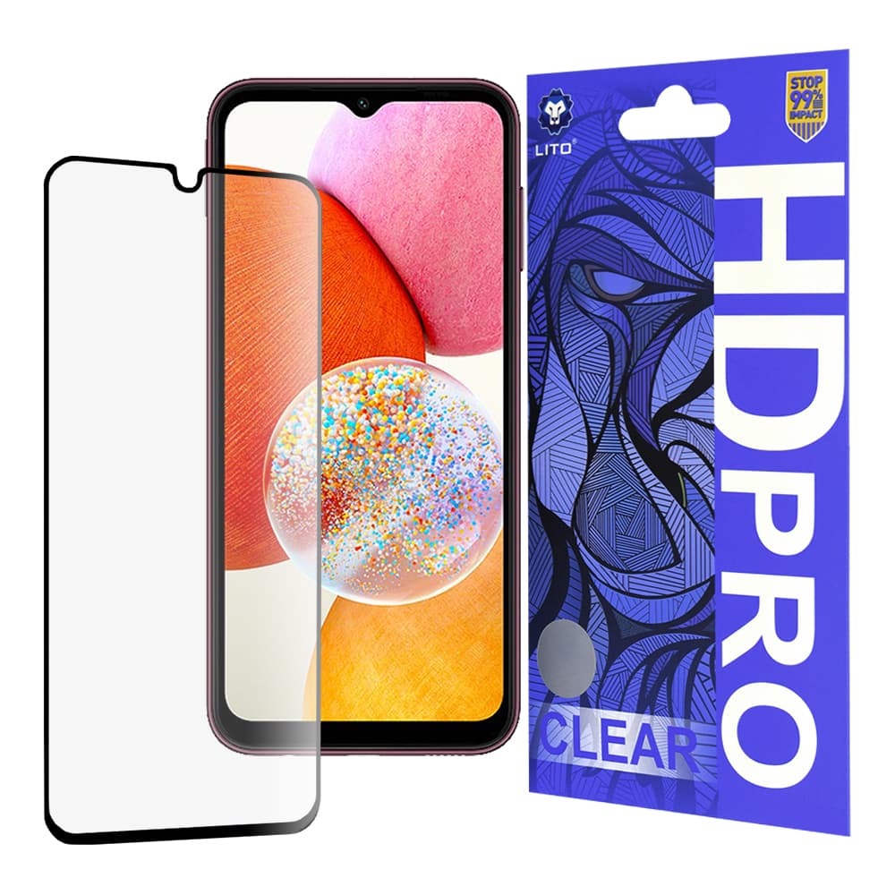 Lito HD Pro Clear pro Samsung Galaxy A14 4G A14 5G černý - náhled 1