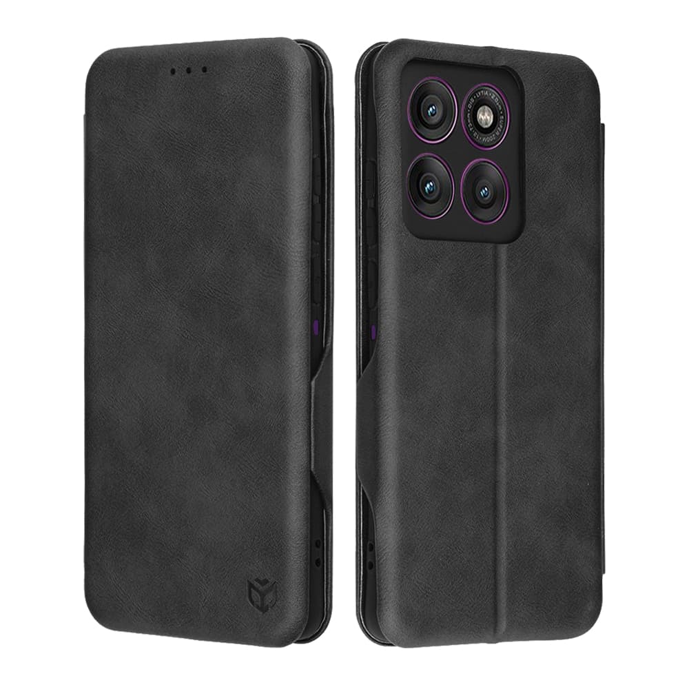 Pouzdro Techsuit Safe Wallet Plus pro Motorola Edge 60 Pro černé - náhled 1