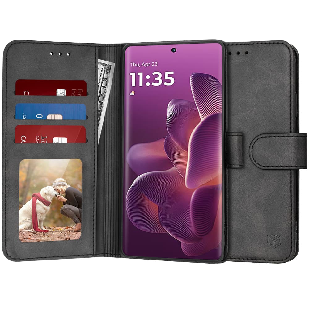 Pouzdro na deník Motorola Edge 60 Pro černé - náhled 1