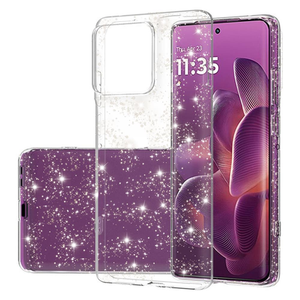Techsuit SparkleSkin Series pro Motorola Edge 60 Edge 60 Fusion průhledný - náhled 1