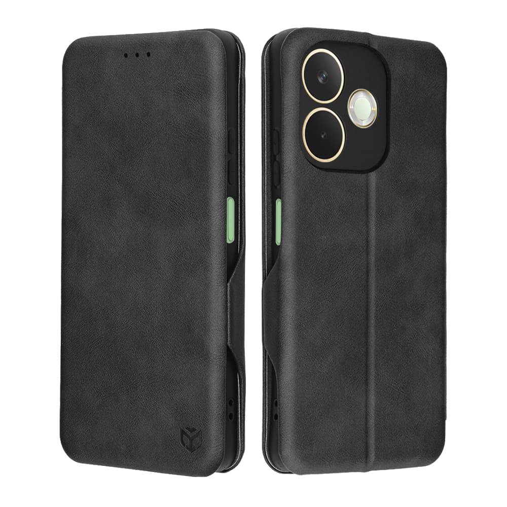 Pouzdro Techsuit Safe Wallet Plus pro Oppo A5 Pro 4G A5 Pro 5G černé - náhled 1