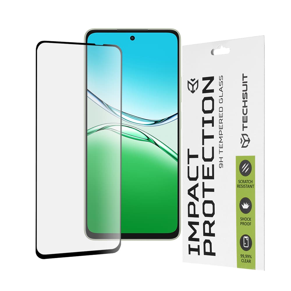 Techsuit 111D Ochranné sklo pro Oppo A5 Pro 4G A5 Pro 5G černé - náhled 1