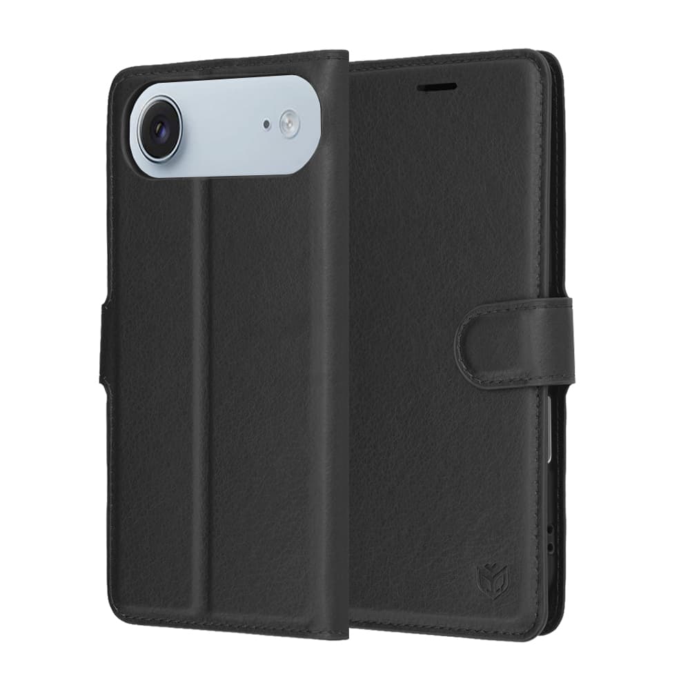 Pouzdro Techsuit Leather Folio pro iPhone 17 Air černé - náhled 1