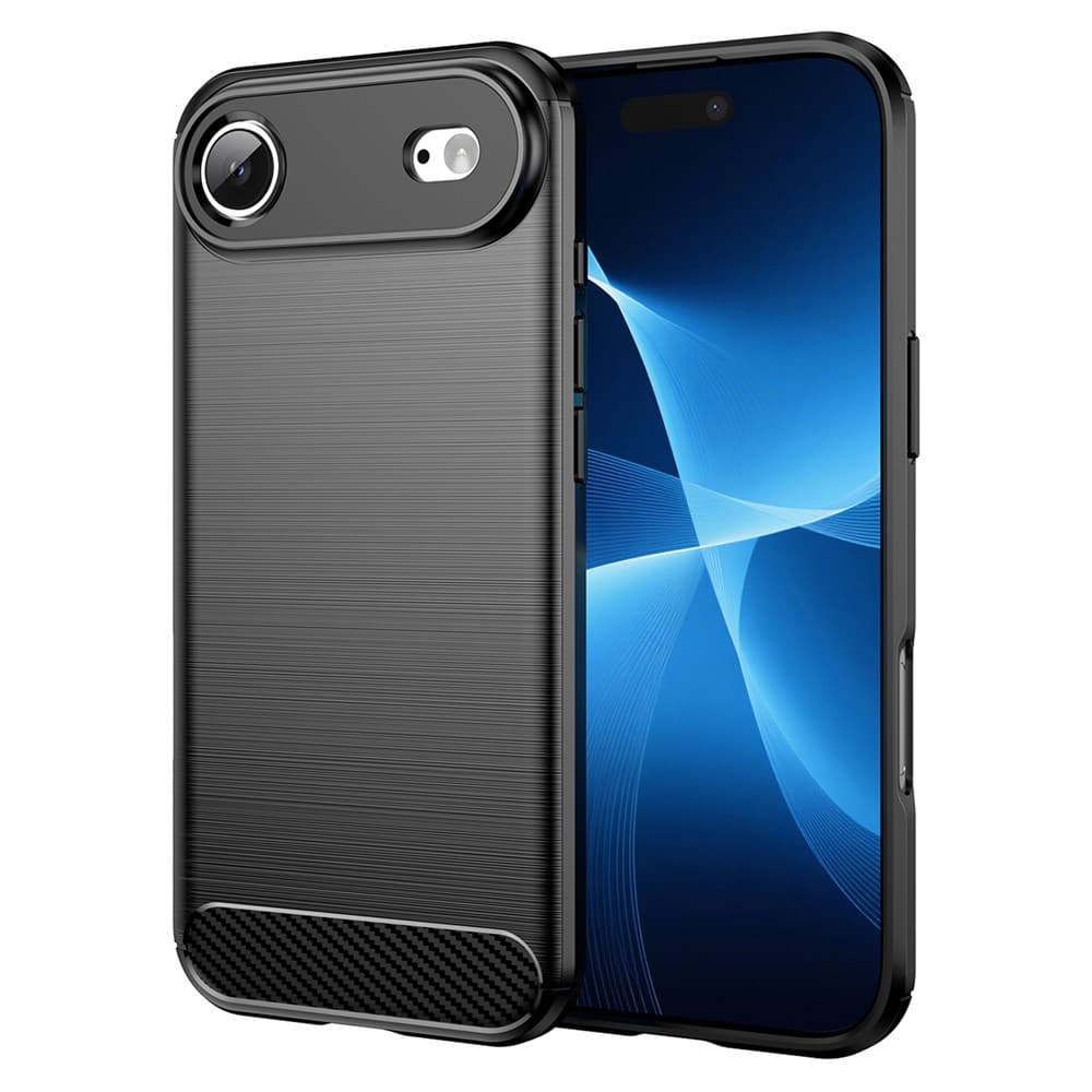Techsuit Carbon Silicone pro iPhone 17 Air černý - náhled 1