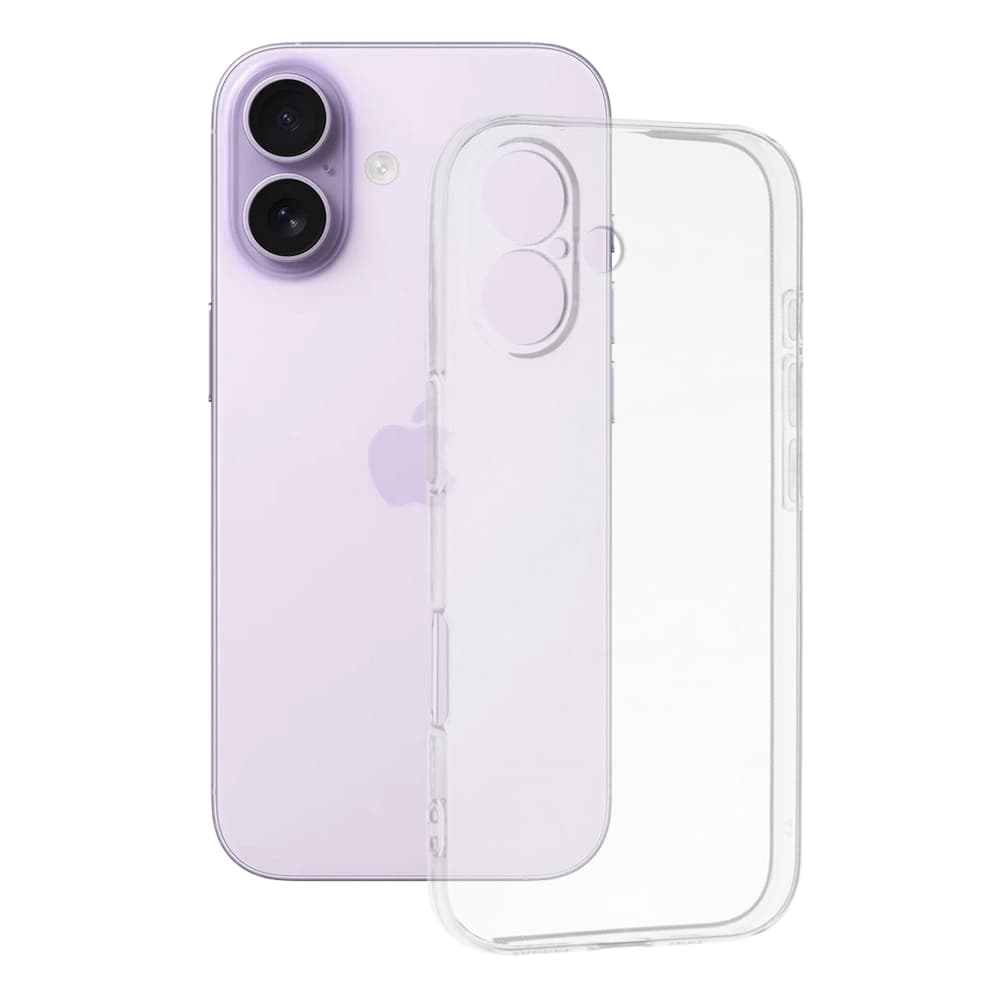 Techsuit silikonový obal iPhone 17 průhledný - náhled 1