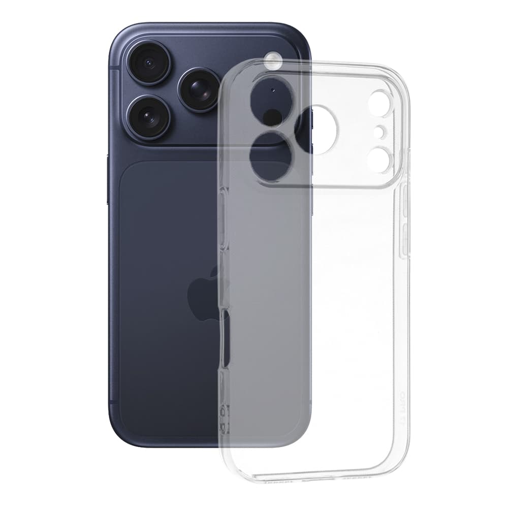 Techsuit silikonový obal iPhone 17 Pro průhledný - náhled 1