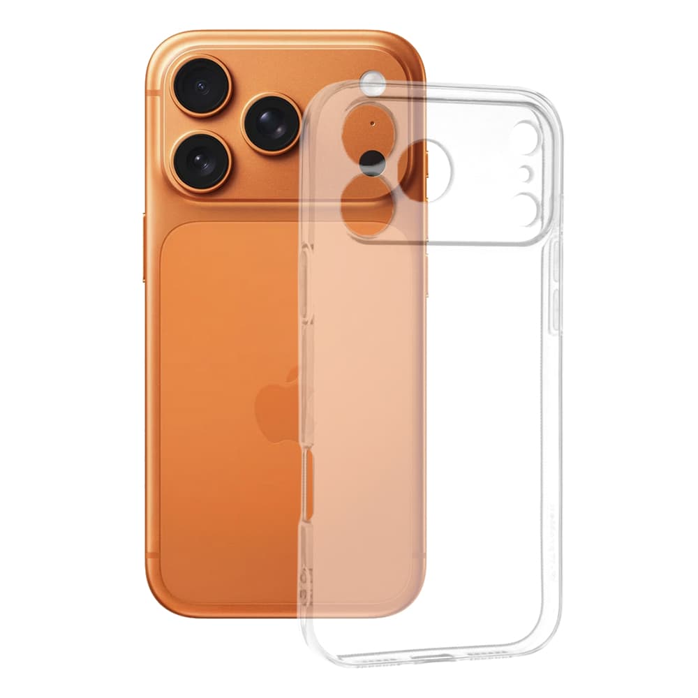Techsuit silikonové pouzdro iPhone 17 Pro Max průhledné - náhled 1
