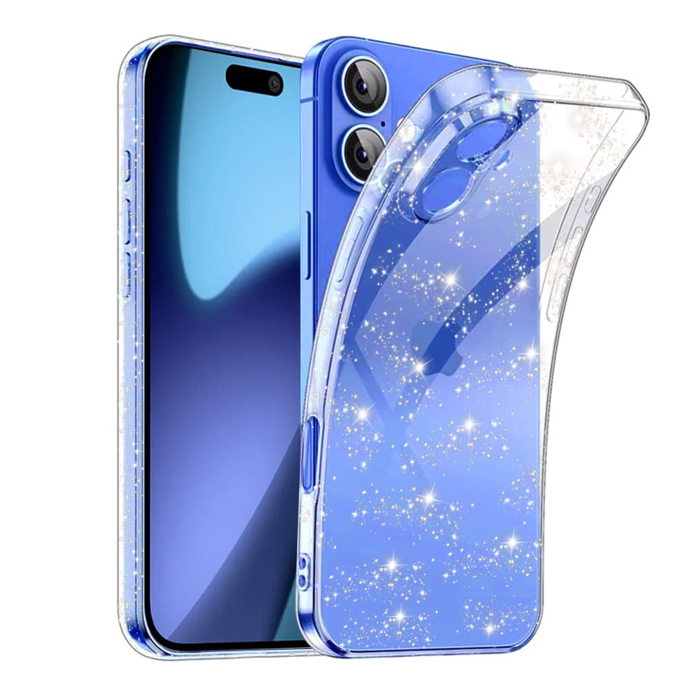 Techsuit SparkleSkin Series iPhone 17 průhledný obal - náhled 1