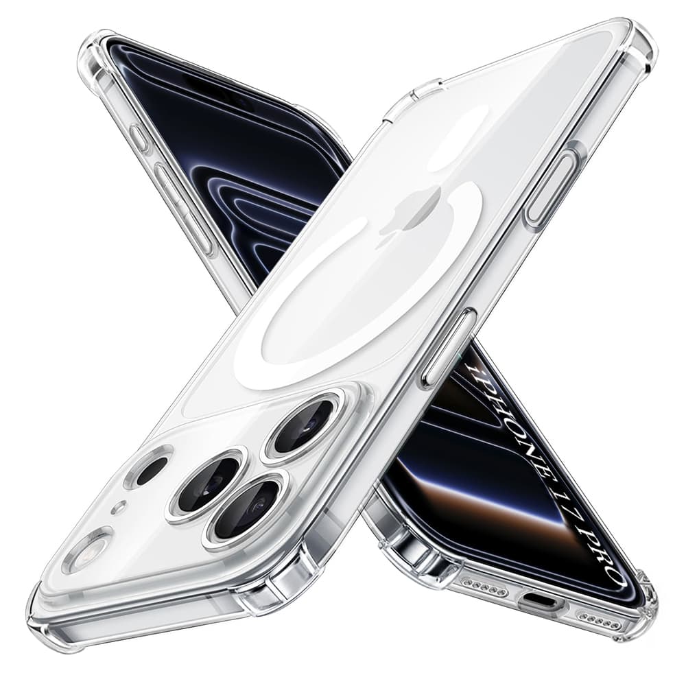 Techsuit Shockproof průhledný silikonový MagSafe iPhone 17 Pro průhledný - náhled 1