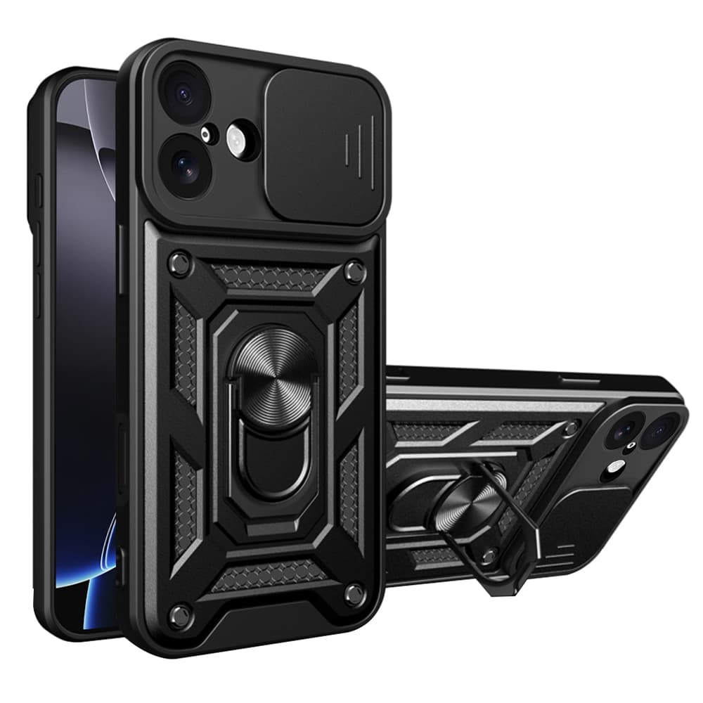 Techsuit CamShield Series iPhone 17 černý obal - náhled 1