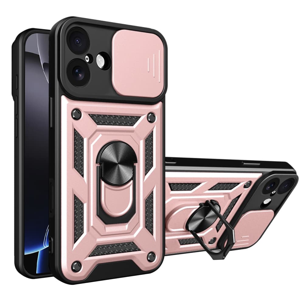 Techsuit CamShield Series iPhone 17 růžově zlatý - náhled 1