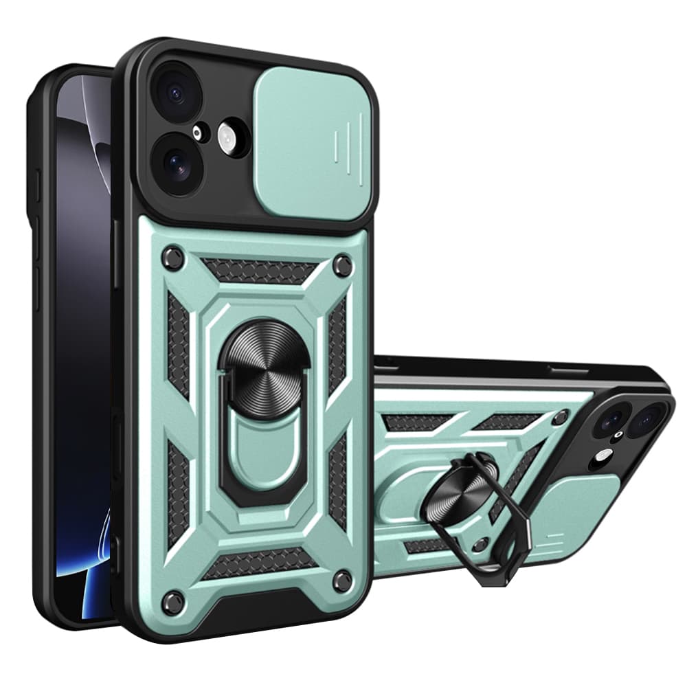 Techsuit CamShield Series pouzdro iPhone 17 zelené - náhled 1
