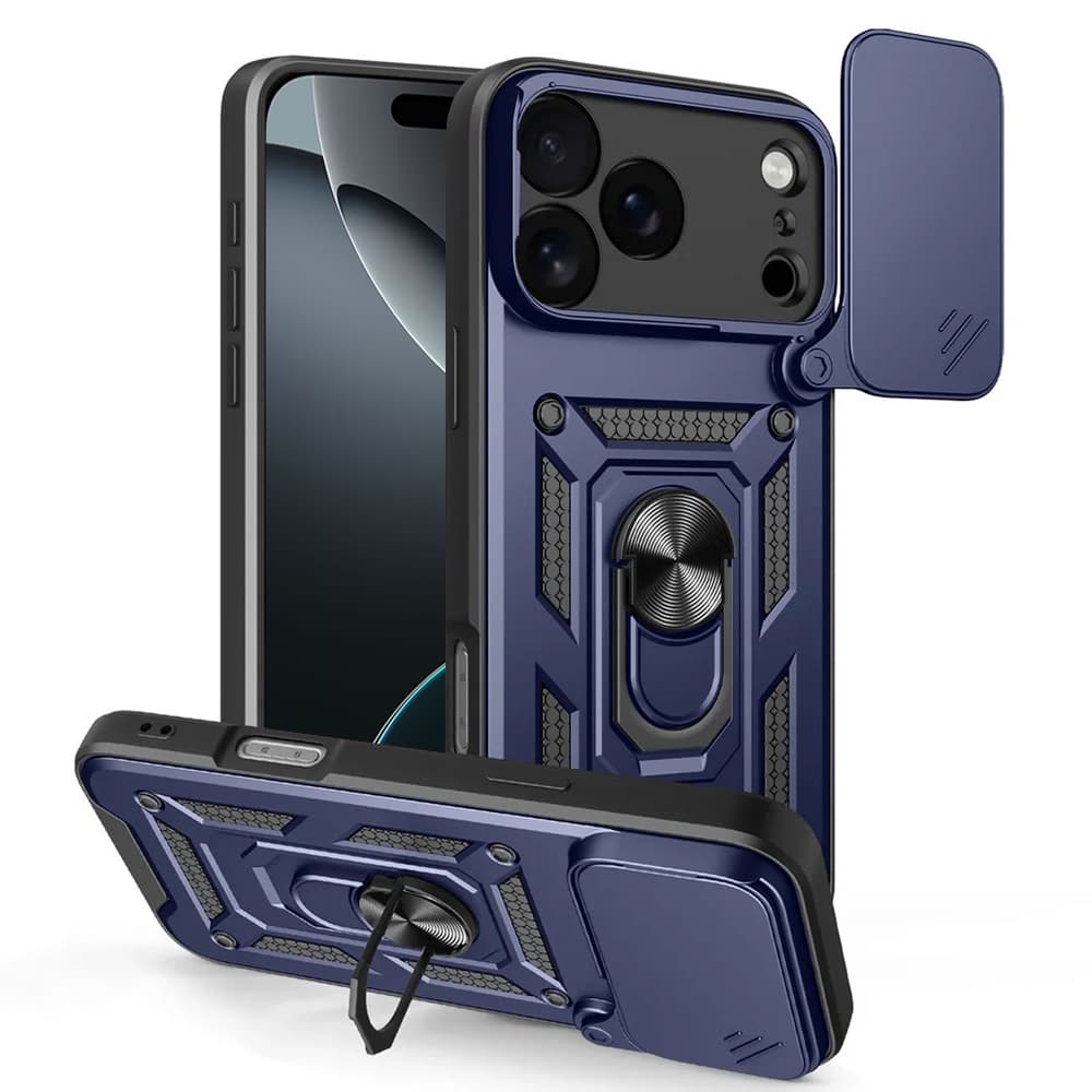 Techsuit CamShield Series pouzdro pro iPhone 17 Pro Max modré - náhled 1