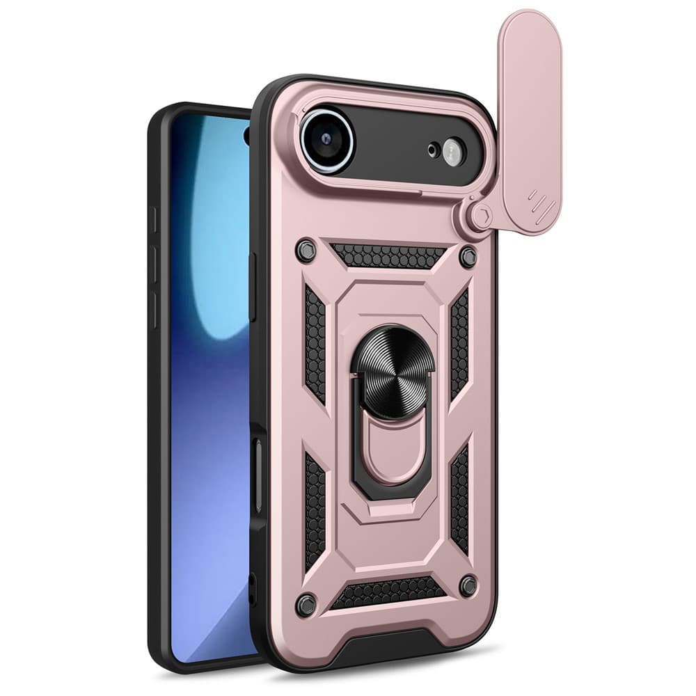 Techsuit CamShield Series pouzdro iPhone 17 Air růžově zlatá - náhled 1