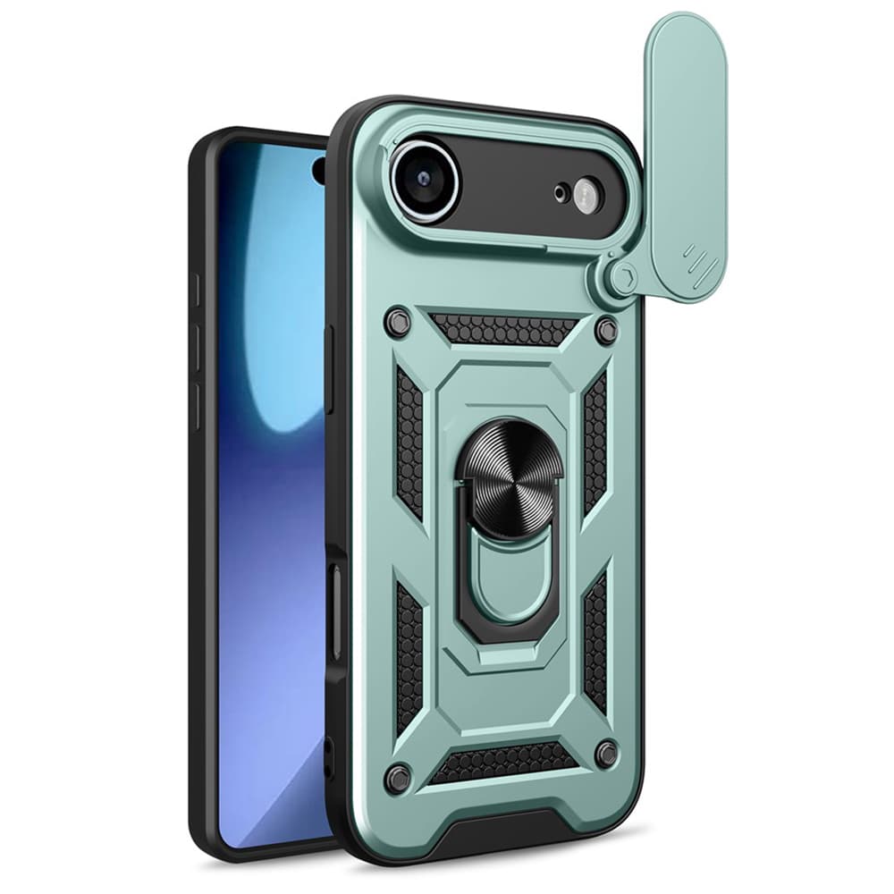 Techsuit CamShield Series pouzdro pro iPhone 17 Air zelené - náhled 1