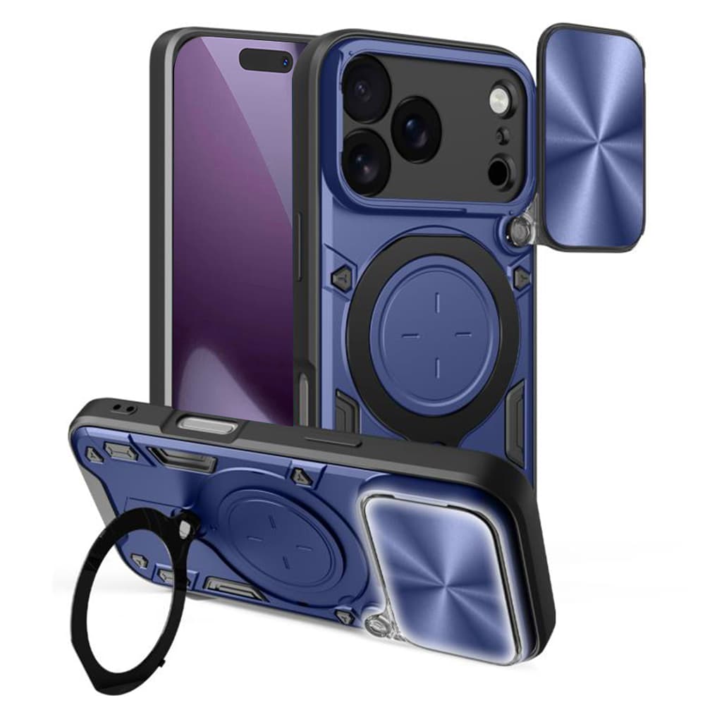 Techsuit CamGuard Pro pro iPhone 17 Pro modrý - náhled 1