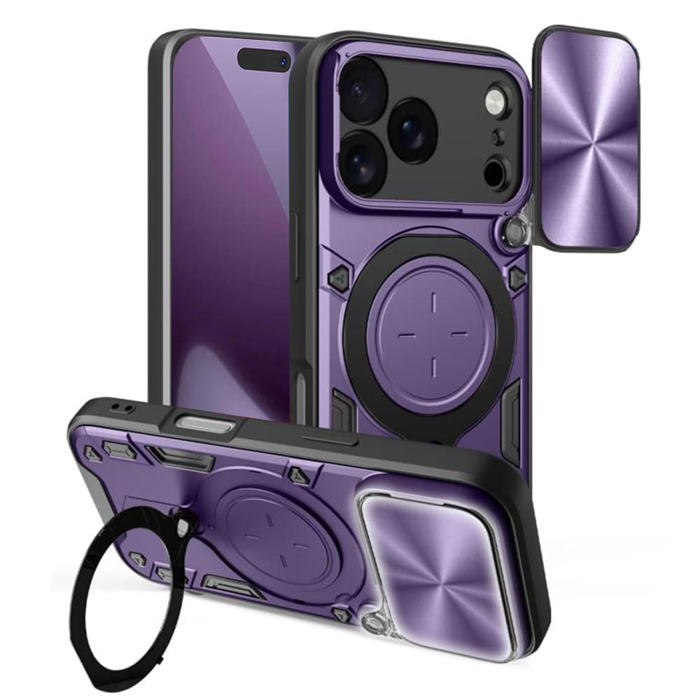 Techsuit CamGuard Pro pro iPhone 17 Pro fialová - náhled 1