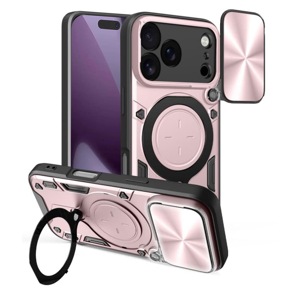 Ochranné pouzdro Techsuit CamGuard Pro iPhone 17 Pro růžové zlato - náhled 1