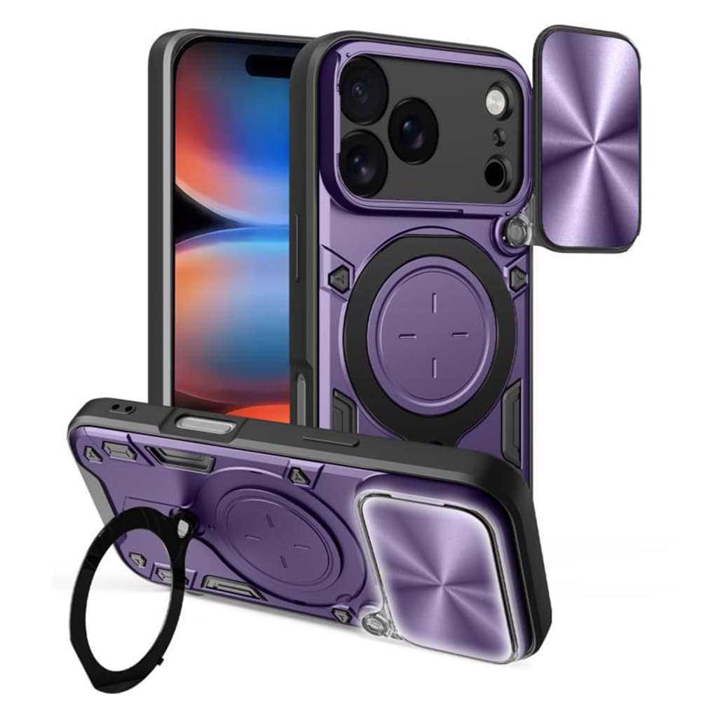 Techsuit CamGuard Pro pro iPhone 17 Pro Max fialová - náhled 1
