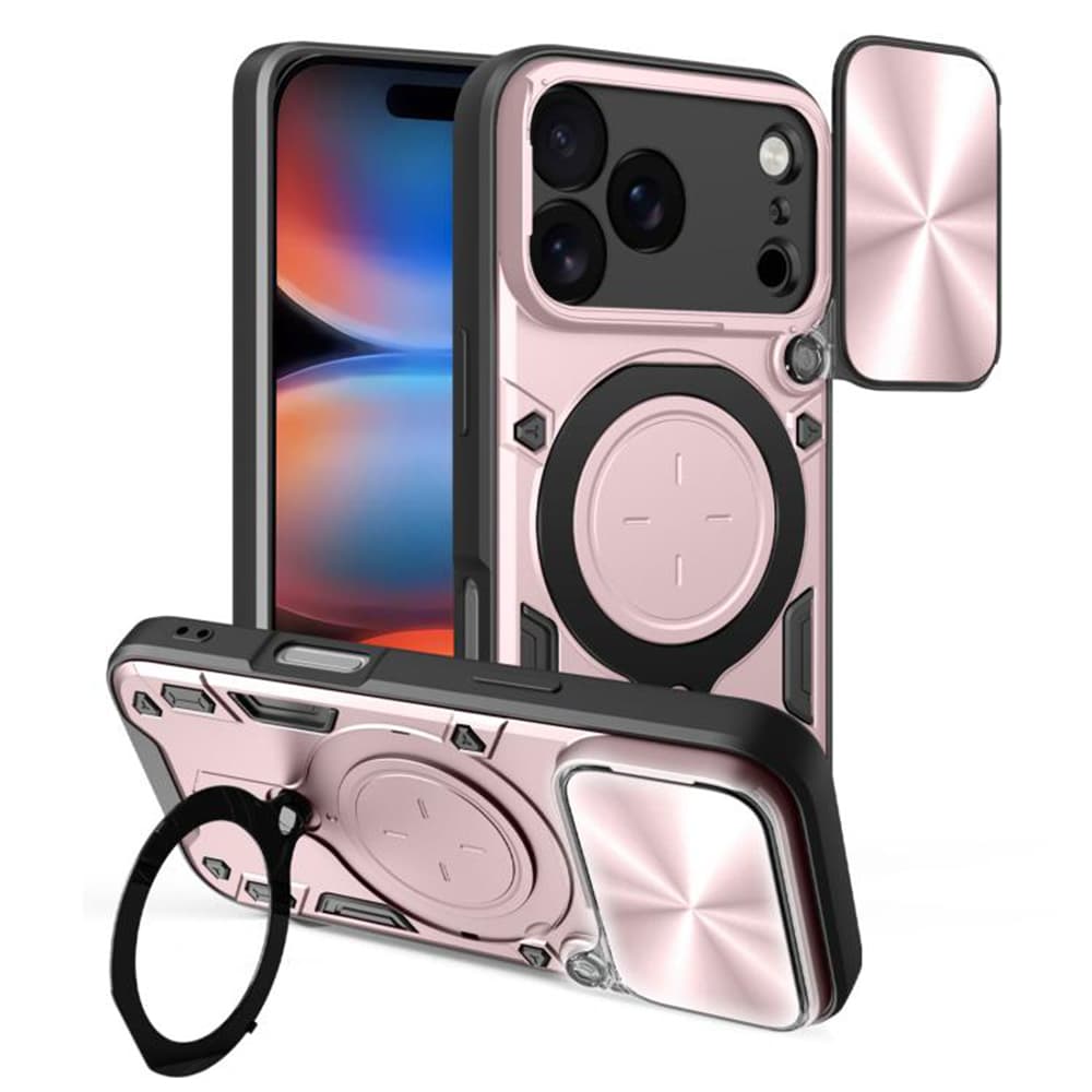 Techsuit CamGuard Pro pro iPhone 17 Pro Max růžově zlatý - náhled 1
