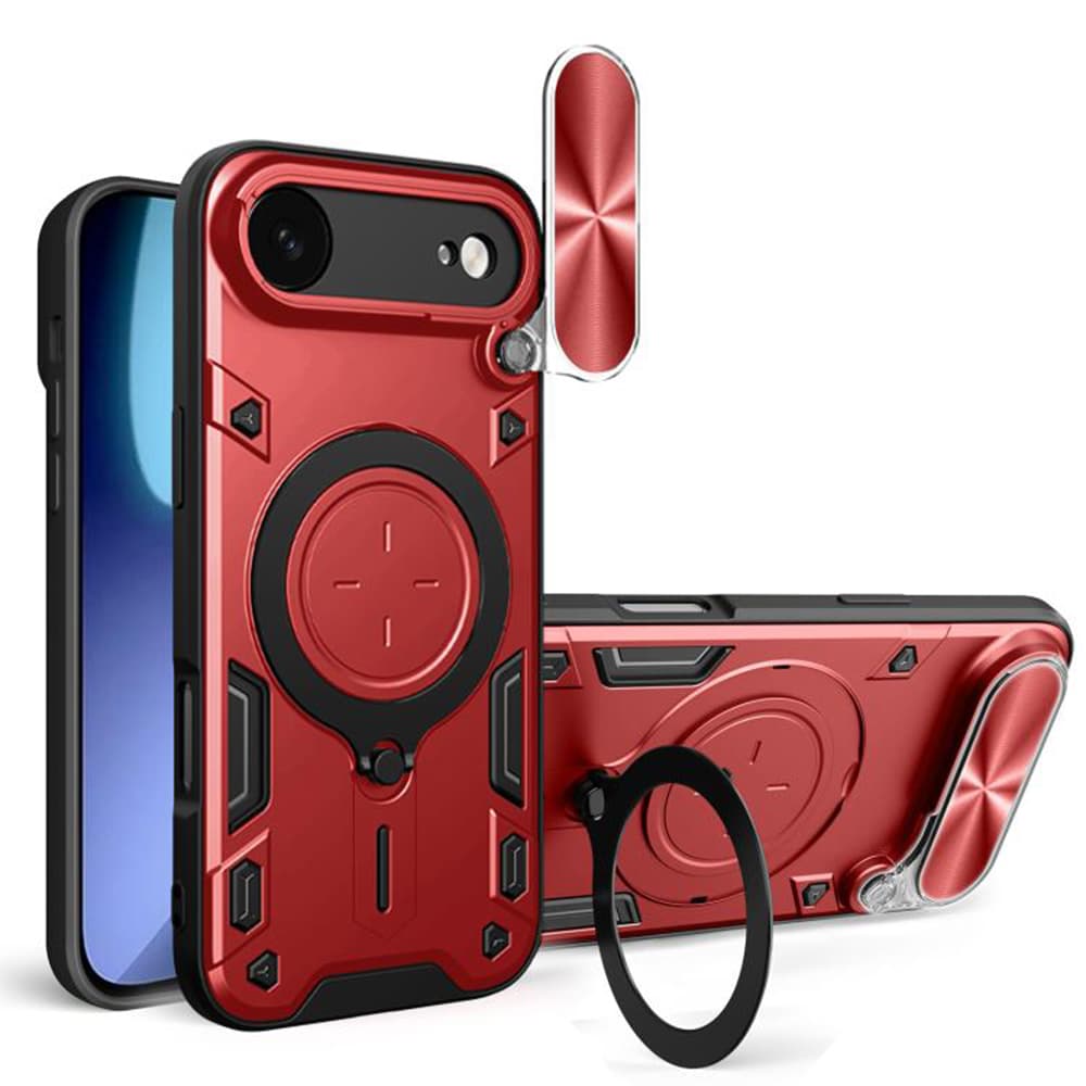 Techsuit CamGuard Pro pro iPhone 17 Air červený - náhled 1
