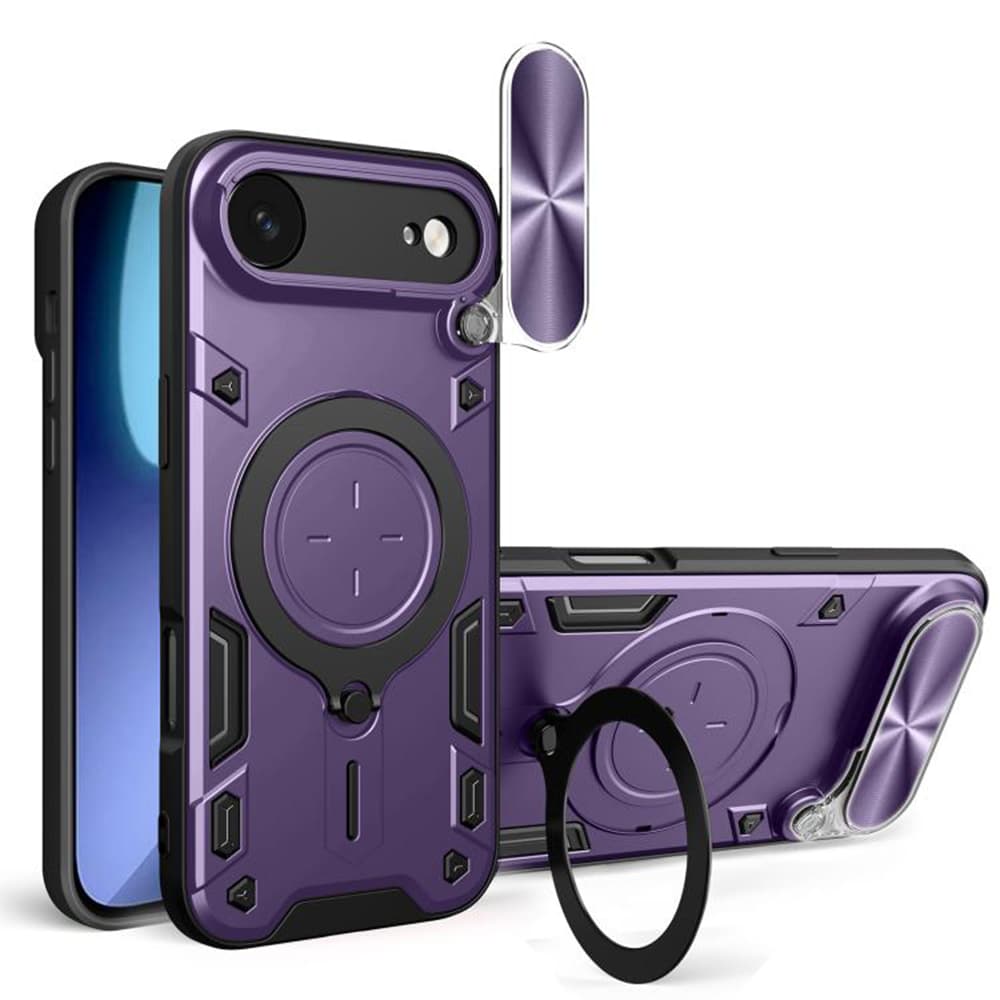 Techsuit CamGuard Pro pro iPhone 17 Air fialový - náhled 1