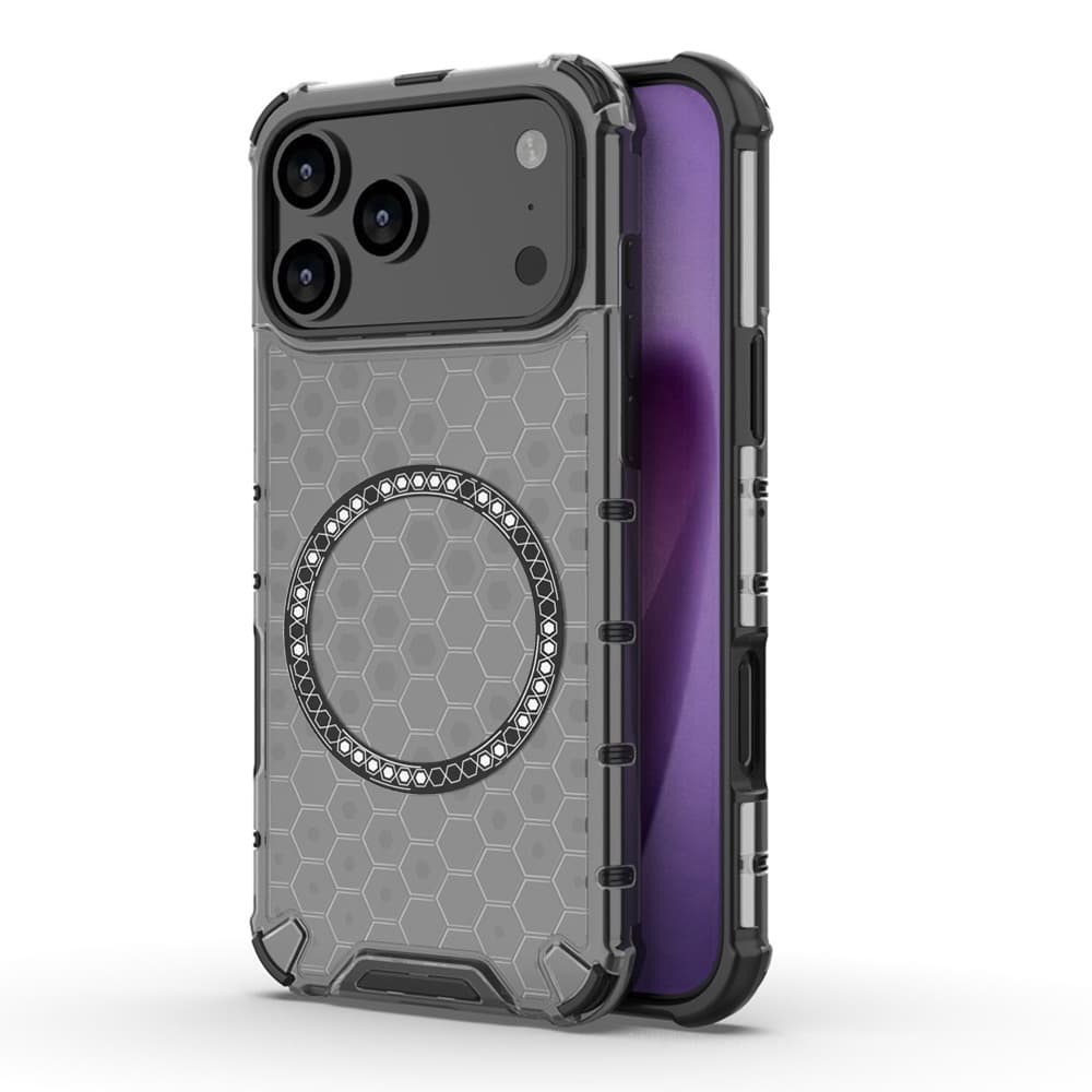 Techsuit HoneyComb Shield MagSafe pro iPhone 17 Pro Max černý - náhled 1