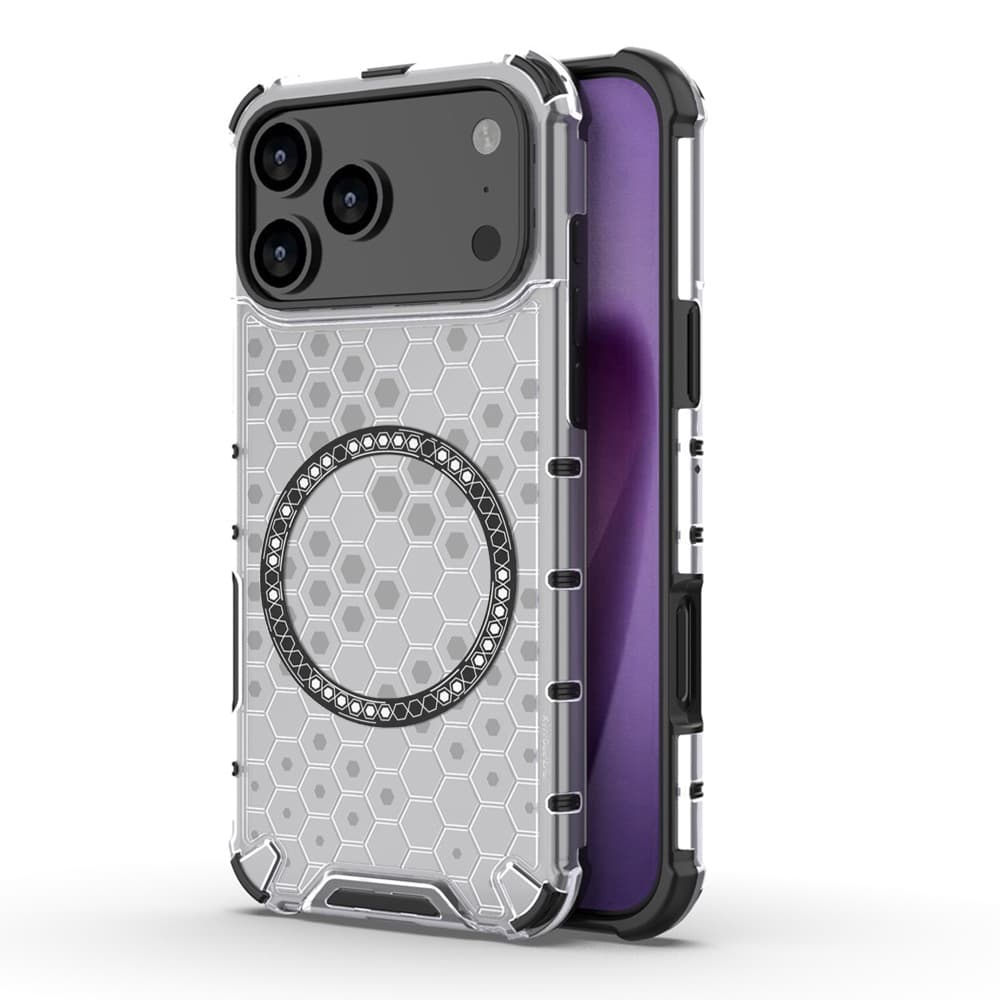 Techsuit HoneyComb Shield MagSafe pro iPhone 17 Pro Max bílý - náhled 1