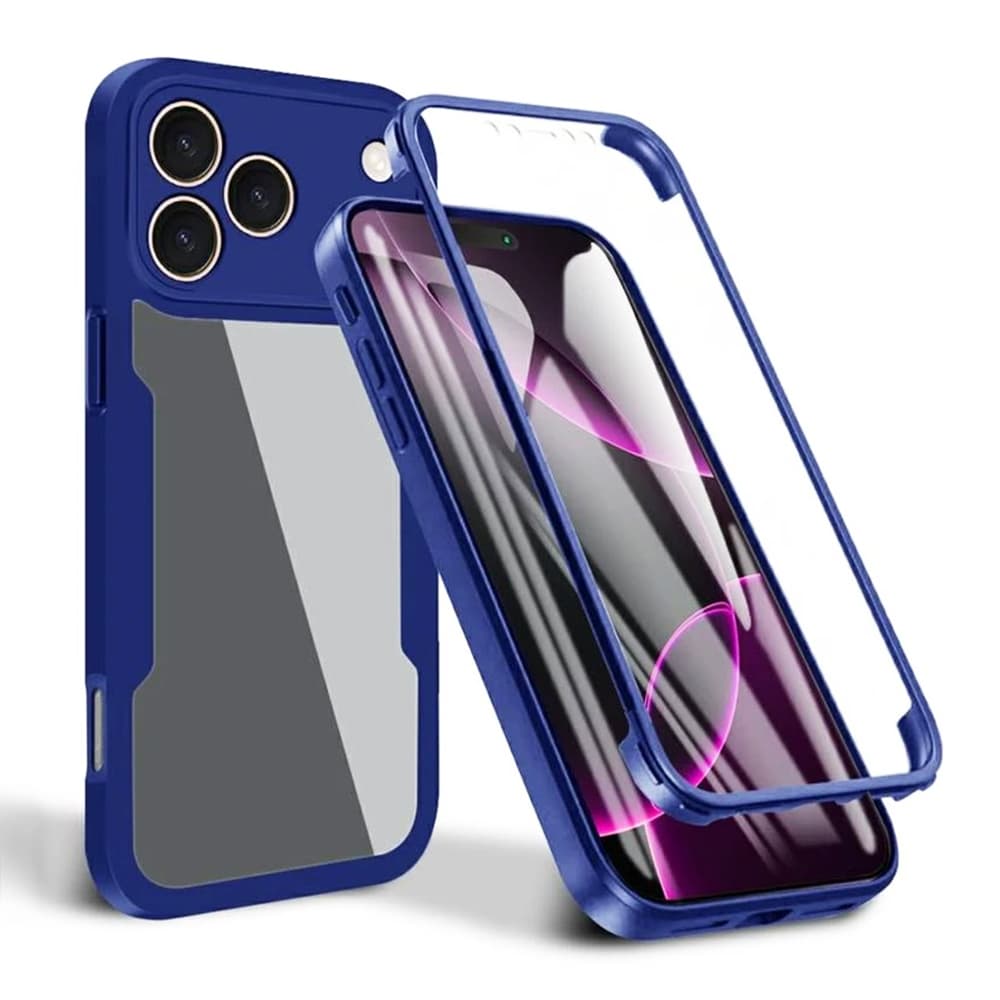 Techsuit ColorVerse 360 Series Ochranné sklo iPhone 17 Pro Modrá - náhled 1