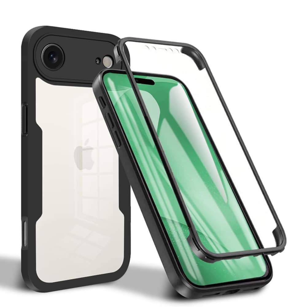 Techsuit ColorVerse 360 Series + Ochranné sklo iPhone 17 Air černý - náhled 1