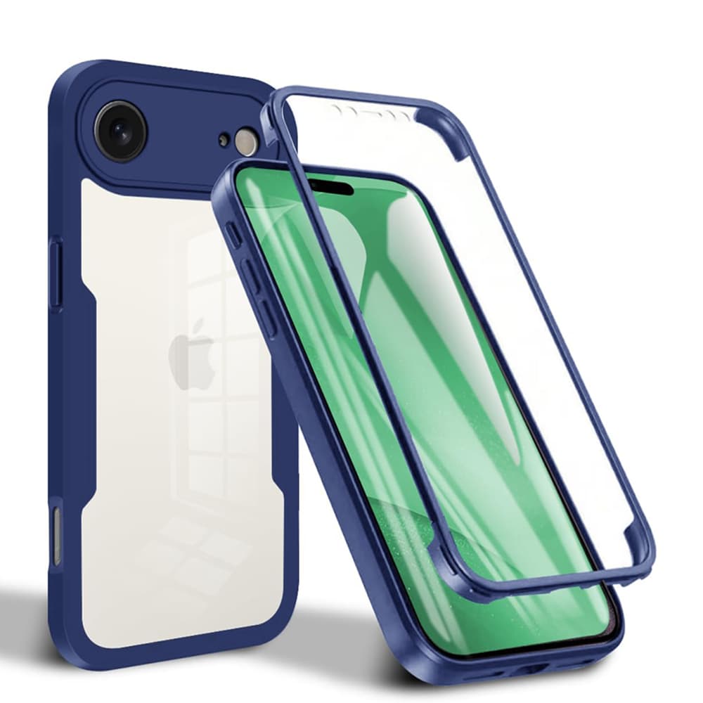 Techsuit ColorVerse 360 Series + Ochranné sklo iPhone 17 Air modrý - náhled 1